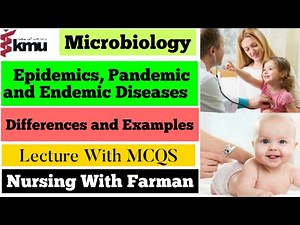 Epidemic,Endemic and Pandemic Disease Differentation and Examples.
