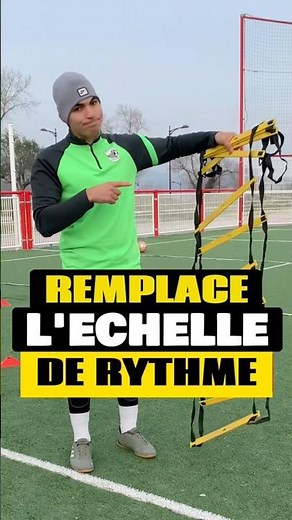 Remplace l’échelle de rythme⚽️ #football #foot #technique #agility #exercice #skills #youtube #viral