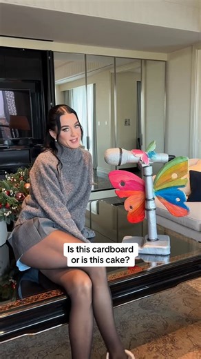 KATY PERRY on Instagram: "is it cardboard or is it cake?"