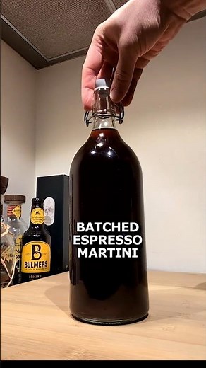 How to make Batched Espresso Martini