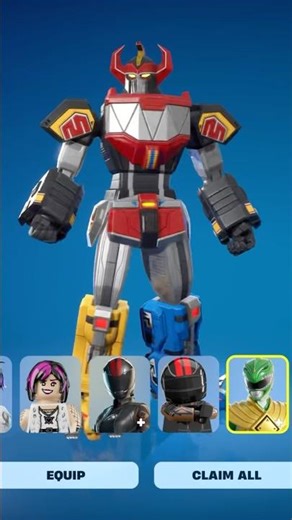 HOW TO GET DINO MEGAZORD SKIN IN FORTNITE!