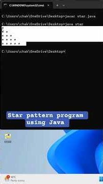 star pattern program| star pattern using Java #youtube #shortsfeed #coding #jaishreeram #shorts