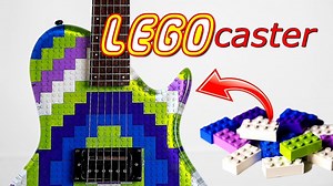 How to build your own working electric guitar out of LEGOs