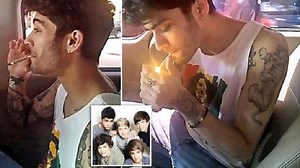One Direction members caught on video smoking marijuana