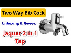 Jaquar Two in One Bib cock | Best 2 in 1 tap for Bathroom | Two in One Tap | Best 2-Way Nal For Home