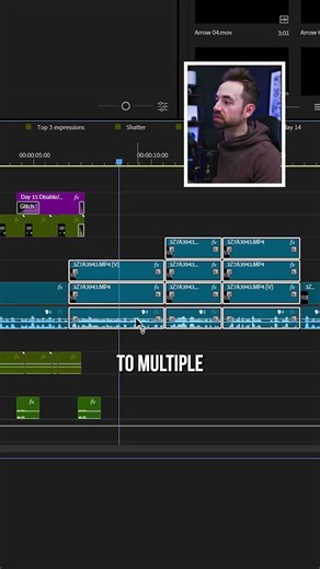 Premiere Pro Enable Disable Clips Shortcut (Day 15 Shortcuts Series)