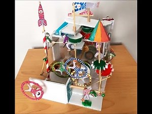 banc d'essais pour automates avec des dessins de clowns