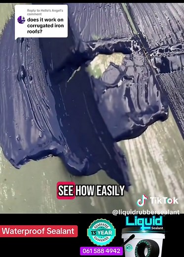 Effortless Corrugated Iron Roof Sealant Application