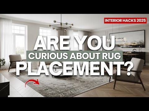 Interior Hacks 2025 🏡 | Perfect Rug Placement Guide for Your Living Room ✨