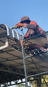 409K views · 2.4K reactions | Construction of galvanized roof , Work techniques and skills in roof welding | Creative Handmades Ideas Diy | Facebook