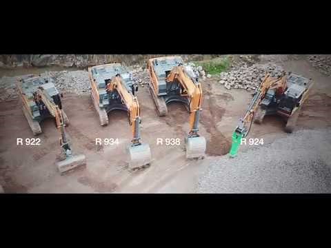 Liebherr - The new crawler excavators R 922, R 924, R 934 and R 938 in action