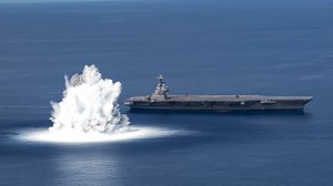 US Navy Tests Battle Readiness of USS Ford With Real Explosives