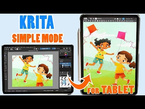 Krita Simple mode For Tablet / Free Drawing App