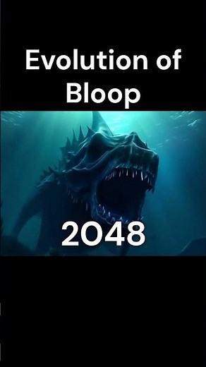 The evolution of Bloop, a terrifying monster from the depths of the ocean #bloop #ocean #scary