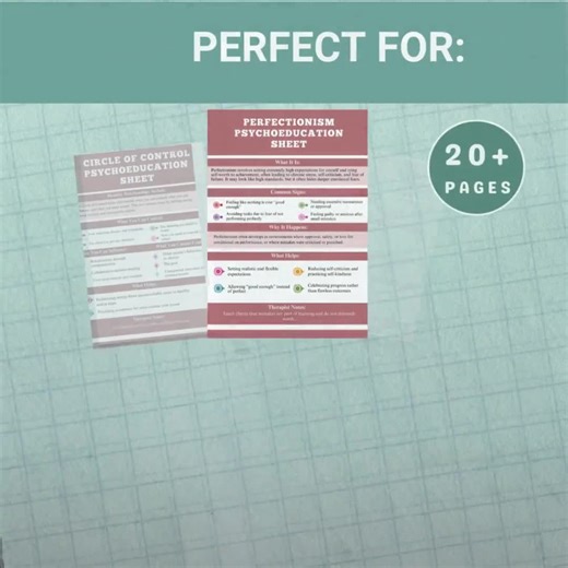 Therapist Psychoeducation Sheets Bundle, Mental Health Printables (digital Download) - Etsy Australia