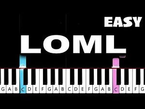 Taylor Swift - loml- EASY Piano Tutorial