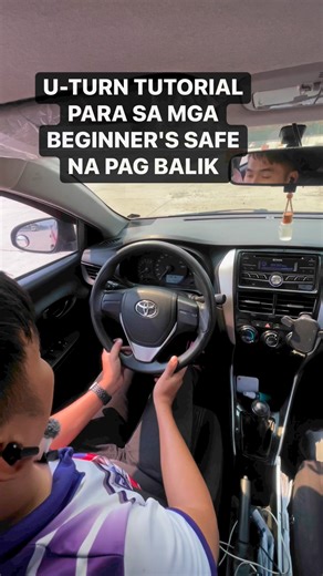41K views · 483 reactions | U-TURN TUTORIAL PARA SA MGA BEGINNER'S SAFE NA PAG BALIK #drivingtips #drivinglessons | Driving Lessons | Facebook