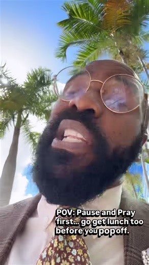 POV: Pause and Pray first… go get lunch too before you pop off. 🤣😜 #humor #comedy #fun #lunch
