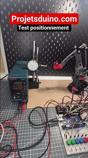 4 Axis Robotic Arm Diy piloter par arduino #arduinoproject #arduino #robotics #maker #printing #diy