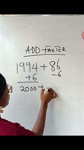 Make the numbers agree . Add faster without a calculator. Mental Math trick. #mathstricks