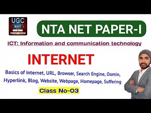 Basics of INTERNET || URL, Browser, Search engine, Domin, Hyperlink, website,Webpage, itc UGC NET||