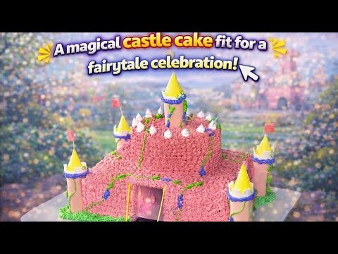 A magical Castle Cake fit for a fairytale celebration #cake #birthdaycake #cakedecorating