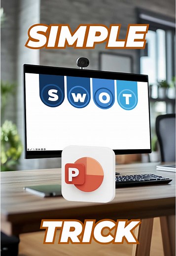 PowerPoint Trick: Create an Interactive SWOT Presentation