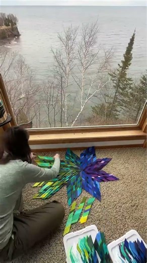 💜🦋🍀Making progress on my NEW Luminary Quilt... #quilt #diy