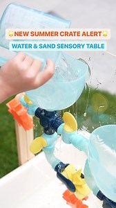 Check out our NEW Water & Sand Sensory Table – ready for all kinds of splashy, sandy, creative fun! 💦 Pre-order now at m.kiwico.com/Store before we sell out. It ships out on June 19-30. | KiwiCo