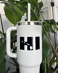 3" Black Hi Hawaii Map of Hawaiian Islands Vinyl Car Truck Window Decal Sticker - Etsy