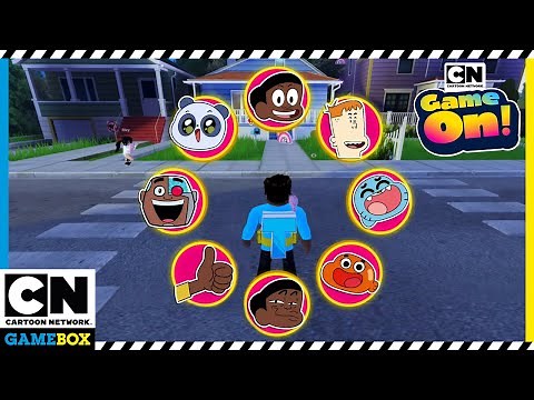 Mixed Show Gameplay | CN Game On - All The Challenges! | Cartoon Network GameBox