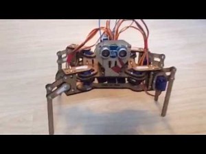 робототехника, quadruped, шагающий робот, робот своими руками