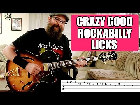 Head Turning Rockabilly Licks w/tabs - Guitar Lesson
