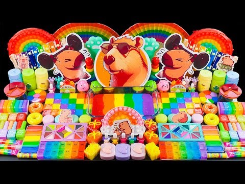 ❤️ CUTE BEAR & MOUSE SLIME SHOWDOWN 💜1 Hour Satisfying Slime Mixing, with Rainbow Charm Goodies
