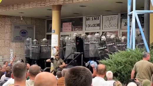 Police and protesters clash in Serbia after reported forced expulsion of protesting students