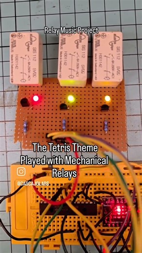 Relay Music | The Tetris Theme Played with relays