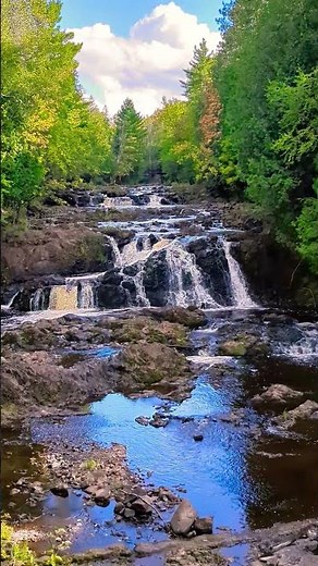 Stunning Waterfalls at Copper Falls State Park!