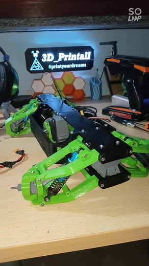 Part 4 - 3D printed 4x4 RC car by @duke.doks Part 5 with test is coming 🔥 file on Cults 3D: https://cults3d.com/en/3d-model/game/cramer-truggy-rc-4x4-full-3d-printed