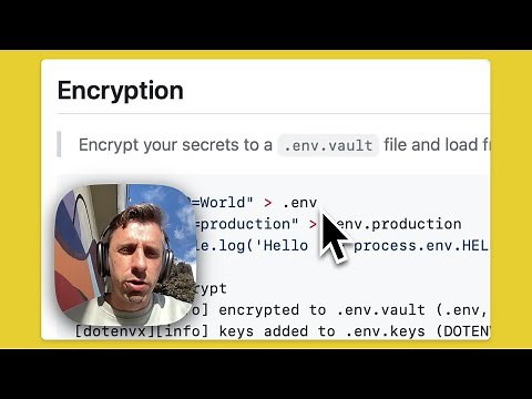 10x your .env security with encryption to .env.vault files