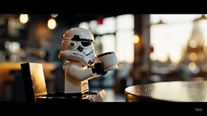 1.5K views | We asked AI to make us some Lego scenes. #starbucks #coffee #legos #starwars #animation | Likeformore | Facebook