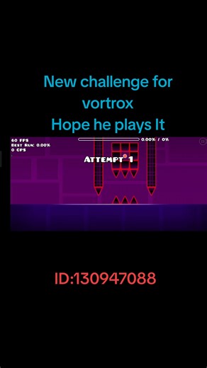 Geometry Dash Vortrox Challenge – Play and Stream Live