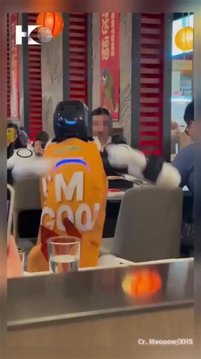 In China a worker robots lost total control at the restaurant it was worker at #robots #worker #ai #foryoupage #fear