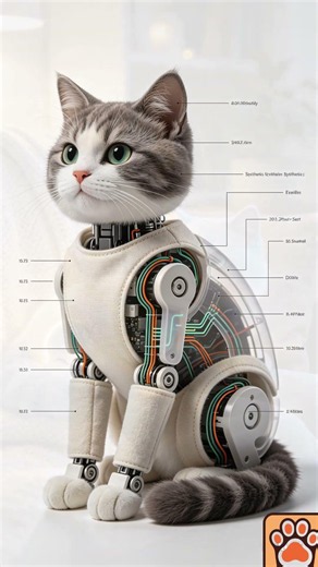 We've Been Building Robot Pets Wrong: AI Cat can speak and provide support. Yes or No?