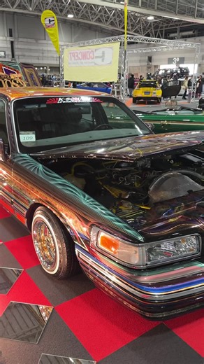 5K views · 154 reactions | JAPAN LOWRIDER SUPERSHOW 2024! Classic Cars with custom paint, metal engraving & incredible details!  | Skid Society | Facebook