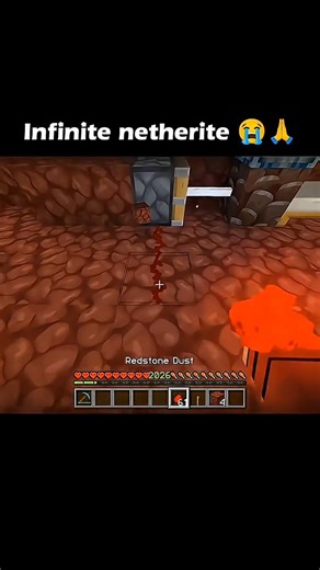 I found infinite netherite glitch in minecraft#minecraft#shortsfeed#minecraftshorts