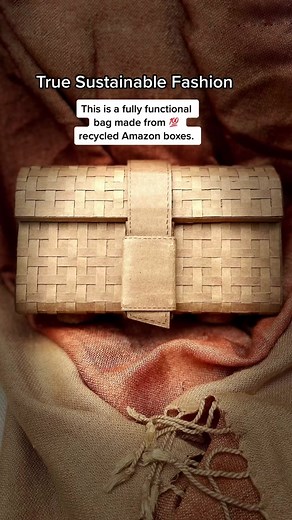 Sustainable Handmade Bags from Recycled Amazon Boxes