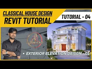 Classical House Exterior in Revit – Tutorial 04 | Revit 2025 Step-by-Step 🏛️
