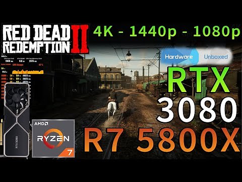 Red Dead Redemption 2 | RTX 3080 | Ryzen 7 5800X | 4K - 1440p - 1080p | Ultra & HUB Settings