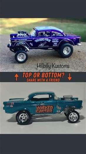Battle of the Hot Wheels/Matchbox Cars; 1960s Gassers