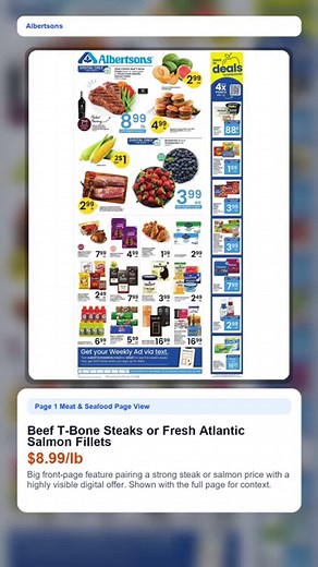 Albertsons Weekly Ad (7/29/26 - 8/4/26) Top 5 Deals #shorts